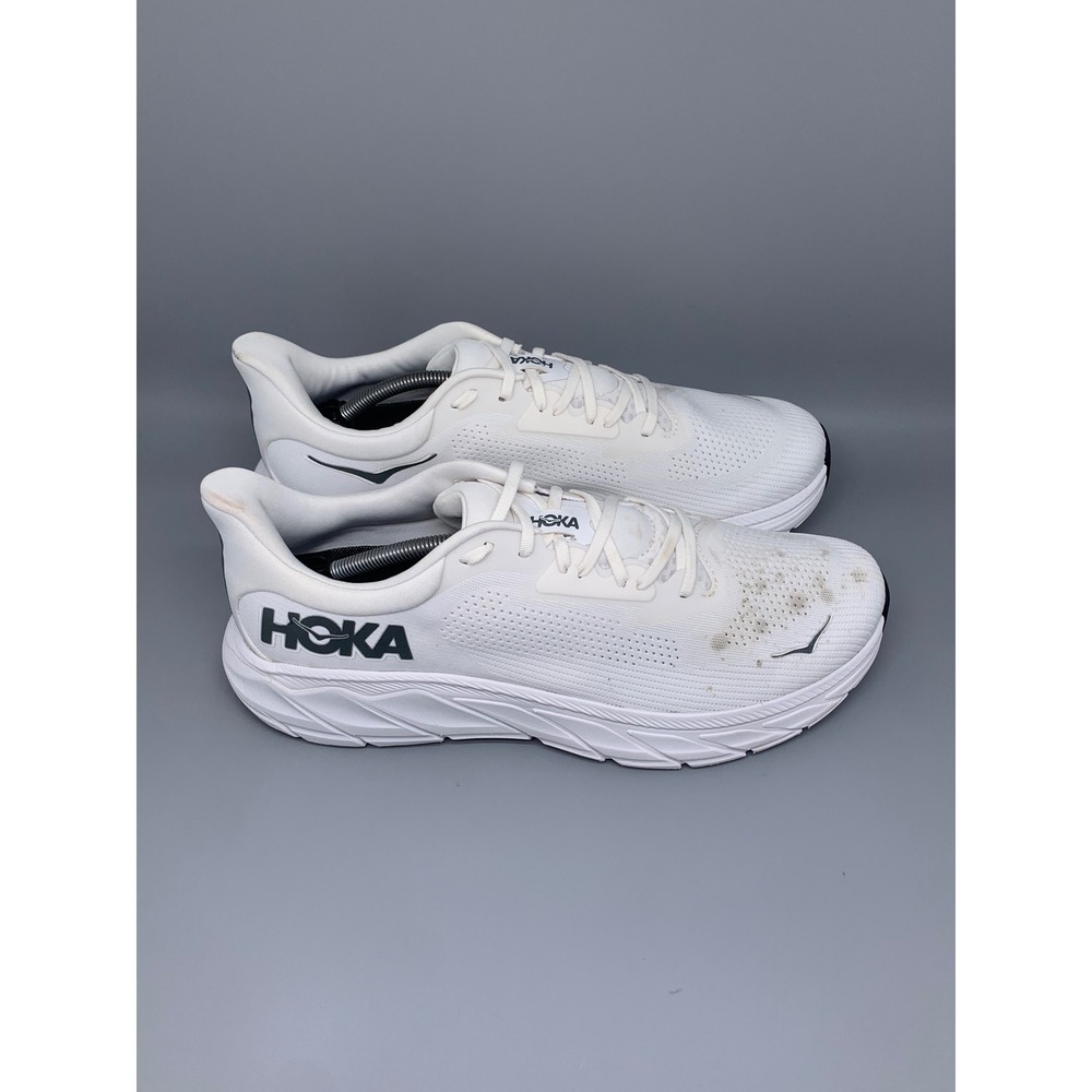 Hoka One Arahi 7 Wide White Running Shoes 1147870 BDBSW Men's Sz 12.5